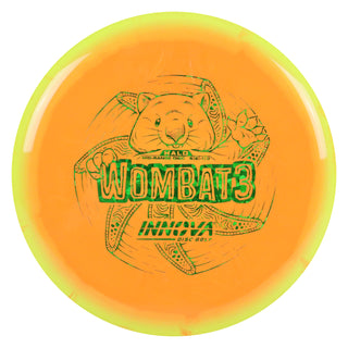 Innova Disc Golf Halo Star Wombat3 Midrange 5/6/-1/0 Yellow Orange/Green Shatter 169 grams