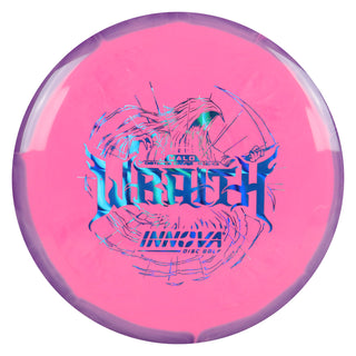 Innova Disc Golf Halo Star Wraith Distance Driver 11/5/-1/3 Purple Pink/Blue Waves 171 grams
