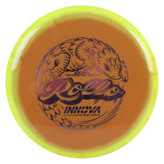 Innova Disc Golf Halo Star Rollo Midrange (Roller) 5/6/-4/1 Yellow Brown/Lavender 170 grams