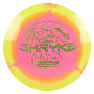 Innova Disc Golf Halo Star Shryke Distance Driver 13/6/-2/2 Yellow Pink/Olive 164 grams