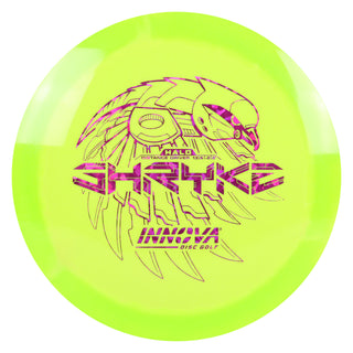 Innova Disc Golf Halo Star Shryke Distance Driver 13/6/-2/2 DayGlo Yellow/Magenta Shatter 173 grams