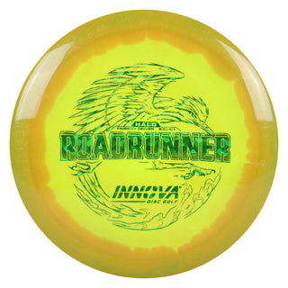 Innova Disc Golf Halo Star Roadrunner Fairway Driver 9/5/-4/1 Brown Yellow/Green Shatter 147 grams