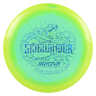 Innova Disc Golf Halo Star Sidewinder Fairway Driver 9/5/-3/1 Yellow Teal/Blue Shatter 149 grams