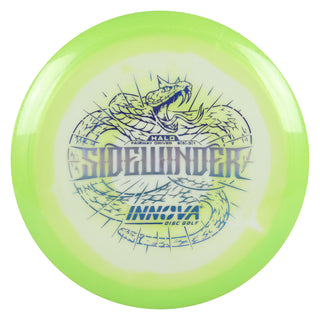 Innova Disc Golf Halo Star Sidewinder Fairway Driver 9/5/-3/1 Lime White/Blue Metallic 170 grams