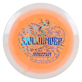 Innova Disc Golf Halo Star Sidewinder Fairway Driver 9/5/-3/1 White Orange/Blue Waves 173 grams