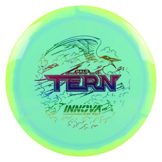 Innova Disc Golf Halo Star Tern Distance Driver 12/6/-3/2 Yellow Teal/Rainbow 173 grams