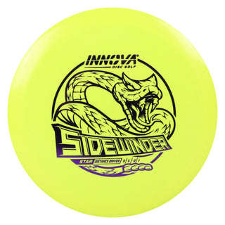 Innova Disc Golf Star Sidewinder Distance Driver 9/5/-3/1 Yellow/Purple 172 grams