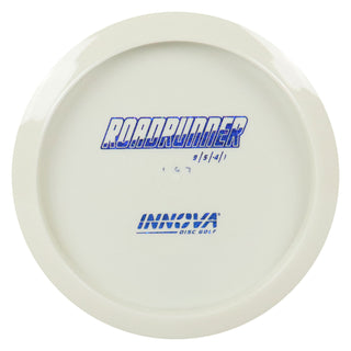 Innova Disc Golf Star Roadrunner All White Bottom Stamp Driver 9/5/-4/1 Blue Shimmer Stamp 168 grams