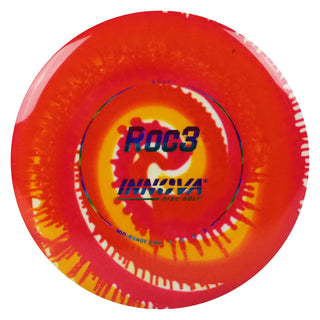 Innova Disc Golf Star I-Dye Roc3 Midrange 5/4/0/3 Red Swirl/Rainbow 174 grams