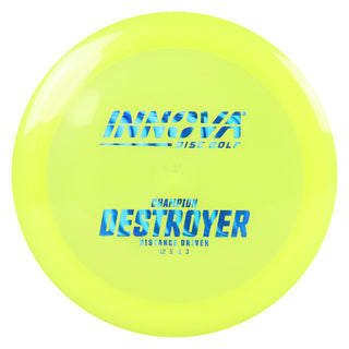 Innova Disc Golf Champion Destroyer Distance Driver 12/5/-1/3 Yellow/Blue Waves 171 grams