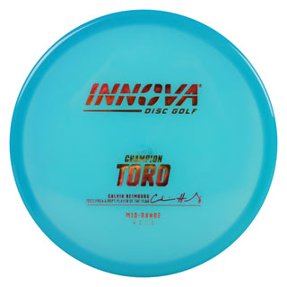 Innova Disc Golf Champion Toro Midrange Disc 4/2/1/3 Blue/Peach Metallic 168 grams