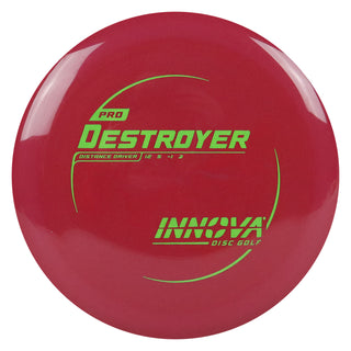 Innova Disc Golf Pro Destroyer Distance Driver 12/5/-1/3 Red/Green 172 grams