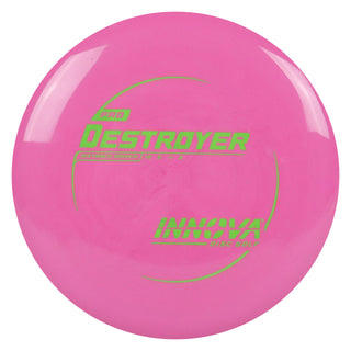 Innova Disc Golf Pro Destroyer Distance Driver 12/5/-1/3 Pink/Lime 173 grams