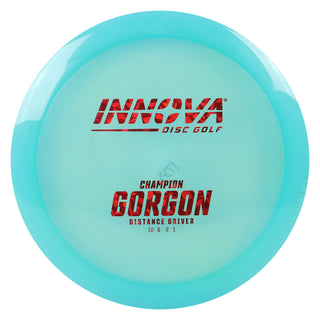Innova Disc Golf Champion Gorgon Distance Driver 10/6/-2/1 Blue/Red Shatter 173 grams