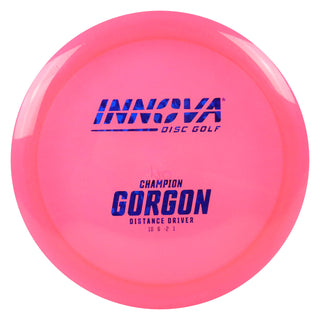 Innova Disc Golf Champion Gorgon Distance Driver 10/6/-2/1 Hot Pink/Navy Shatter 170 grams