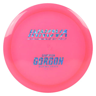 Innova Disc Golf Champion Gorgon Distance Driver 10/6/-2/1 Hot Pink/Blue Shatter 168 grams