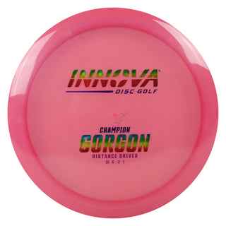 Innova Disc Golf Champion Gorgon Distance Driver 10/6/-2/1 Dark Pink/Rainbow 173 grams