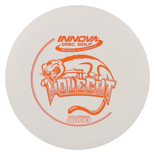 Innova Disc Golf DX Polecat Putting Disc 1/3/0/0 White/Orange 168 grams