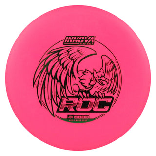 Innova Disc Golf DX Roc Midrange Disc 4/4/0/3 Hot Pink/Green 180 grams