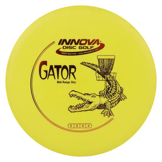 Innova Disc Golf DX Gator Midrange Disc 5/2/0/4 Yellow/Orange 169 grams