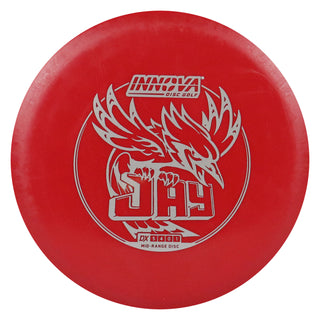 Innova Disc Golf DX Jay Midrange Disc 5/4/0/1 Red/Silver 147 grams