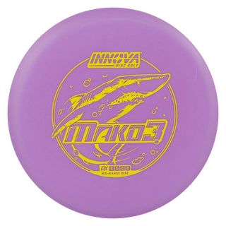Innova Disc Golf DX Mako3 Midrange Disc 5/5/0/0 Purple/Yellow 177 grams