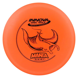 Innova Disc Golf DX Manta Midrange Disc 5/5/-2/1 Orange/Black 180 grams