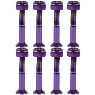Dime Bag Skateboard Mounting Hardware 1.25" Phillips Purple Nuts and Bolts