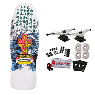 Dogtown Skateboard Complete Aaron Murray Fingers Reissue White Old School 10.2" x 30.9"