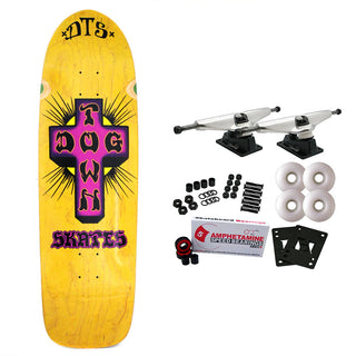 Dogtown Skateboard Complete Bigger Boy Yellow Old School 9.5" x 32.4"