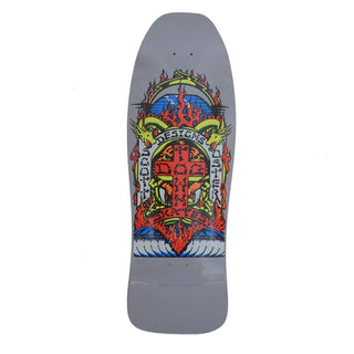 Dogtown Skateboard Deck Scott Oster 80s Reissue Grey Old School 10.3" x 30.7"