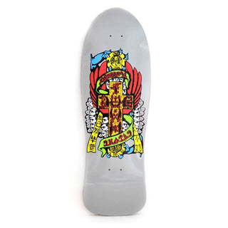 Dogtown Skateboard Deck Dressen Hands Reissue Grey Old School 10.125" x 30.325"