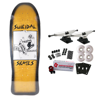 Dogtown Skateboard Complete Suicidal Pool Skater Re-Issue Blue Fade Yellow Old School 10.125" x 30.325"