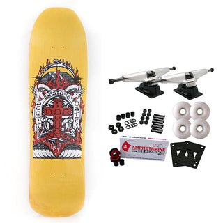 Dogtown Skateboard Complete Scott Oster M80 Yellow Old School 8.875" x 32.25"
