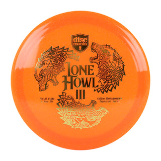 Discmania Disc Golf Lone Howl 3 PD Colten Montgomery Driver Orange/Gold 176 grams