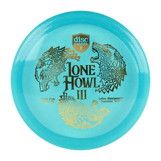 Discmania Disc Golf Lone Howl 3 PD Colten Montgomery Driver Blue/Gold 170 grams