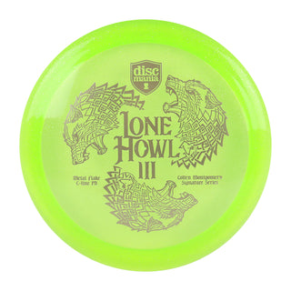 Discmania Disc Golf Lone Howl 3 PD Colten Montgomery Driver Green/Gold 173 grams