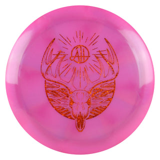 Discraft Disc Golf Adam Hammes Ten-Point Z Swirl Force Driver 12/5/0/3 Pink/Orange Shimmer 173-174g