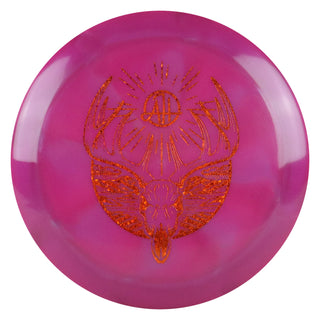 Discraft Disc Golf Adam Hammes Ten-Point Z Swirl Force Driver 12/5/0/3 Dark Pink/Orange Shimmer 173-174g