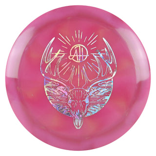 Discraft Disc Golf Adam Hammes Ten-Point Z Swirl Force Driver 12/5/0/3 Pink/Benjamins 173-174g