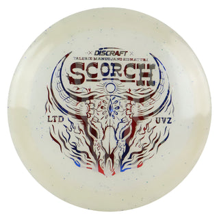 Discraft Disc Golf Valerie Mandujano UV Sparkle Z Scorch Driver 11/6/-2/2 Off White/USA 173-174g