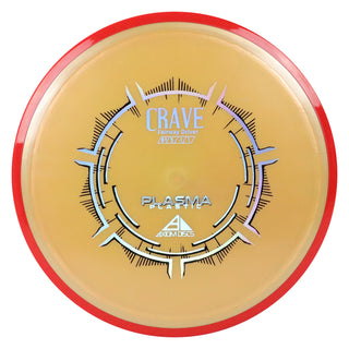 Axiom Disc Golf Plasma Crave Fairway Driver 6.5/5/-1/1 Light Gold/Red 157 grams
