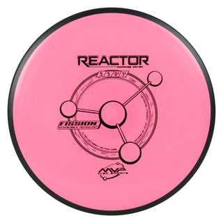 MVP Disc Golf Fission Reactor Midrange 5/5/-0.5/1.5 Hot Pink 166 grams