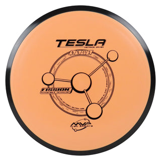 MVP Disc Golf Fission Tesla Distance Driver 9/5/-1.5/2 Light Orange 155 grams