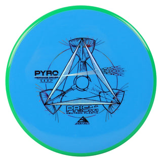 Axiom Disc Golf Prism Neutron Pyro Midrange Driver 5/4/0/2.5 Sky Blue/Green 178 grams