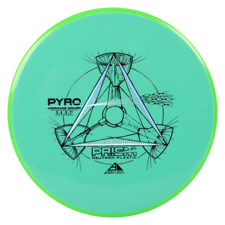 Axiom Disc Golf Prism Neutron Pyro Midrange Driver 5/4/0/2.5 Teal/Green 177 grams