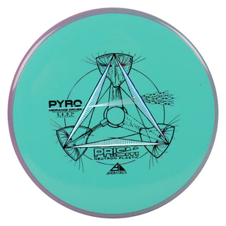 Axiom Disc Golf Prism Neutron Pyro Midrange Driver 5/4/0/2.5 Teal/Dark Pink 178 grams