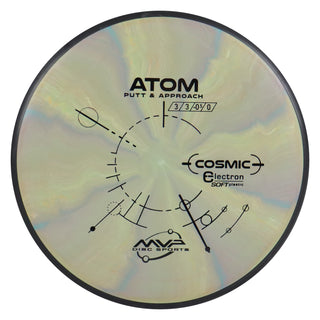 MVP Disc Golf Cosmic Electron Atom Soft Putter 3/3/0/1 Sage Blend 167 grams