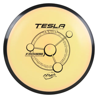 MVP Disc Golf Fission Tesla Distance Driver 9/5/-1.5/2 Peach Mango 163 grams