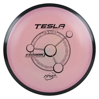 MVP Disc Golf Fission Tesla Distance Driver 9/5/-1.5/2 Dark Pink 163 grams